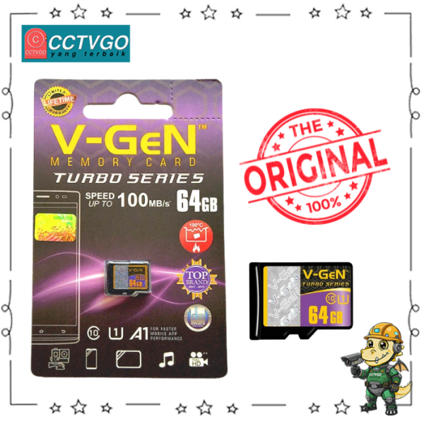 V-GEN Turbo Series Micro SD Micro SD [64 GB/ 100 Mbps / Non Adapter]
