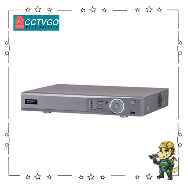 Panasonic K-NL404-G – 4CH NVR POE, Support Up to 5MP, DMSS App