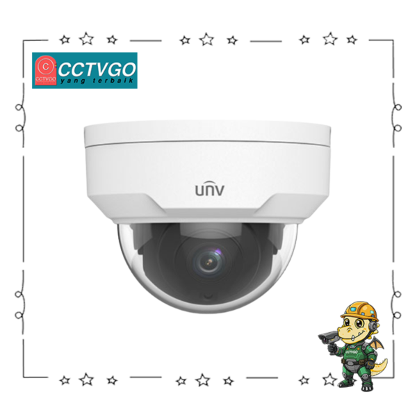 Uniarch IPCam 2MP IPC322LR3-VSPF28-C Vandal-resistant Network IR Fixed Dome Camera