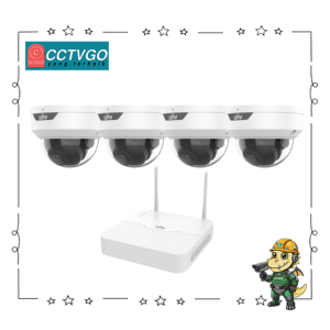 NVR KIT DOME UNIVIEW 4 Channel