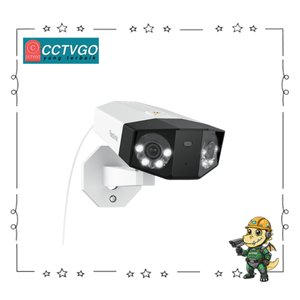 Reolink Duo 3 PoE First 16MP UHD Dual-Lens PoE Security Camera with 180° Panoramic View