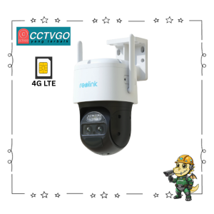 Reolink TrackMix LTE 4G LTE Dual-Lens Battery Security Camera with Auto-Zoom Tracking