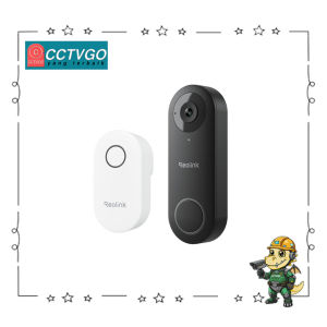 Reolink Video Doorbell WiFi Smart 2K+ Plug-in Wi-Fi Video Doorbell with Chime